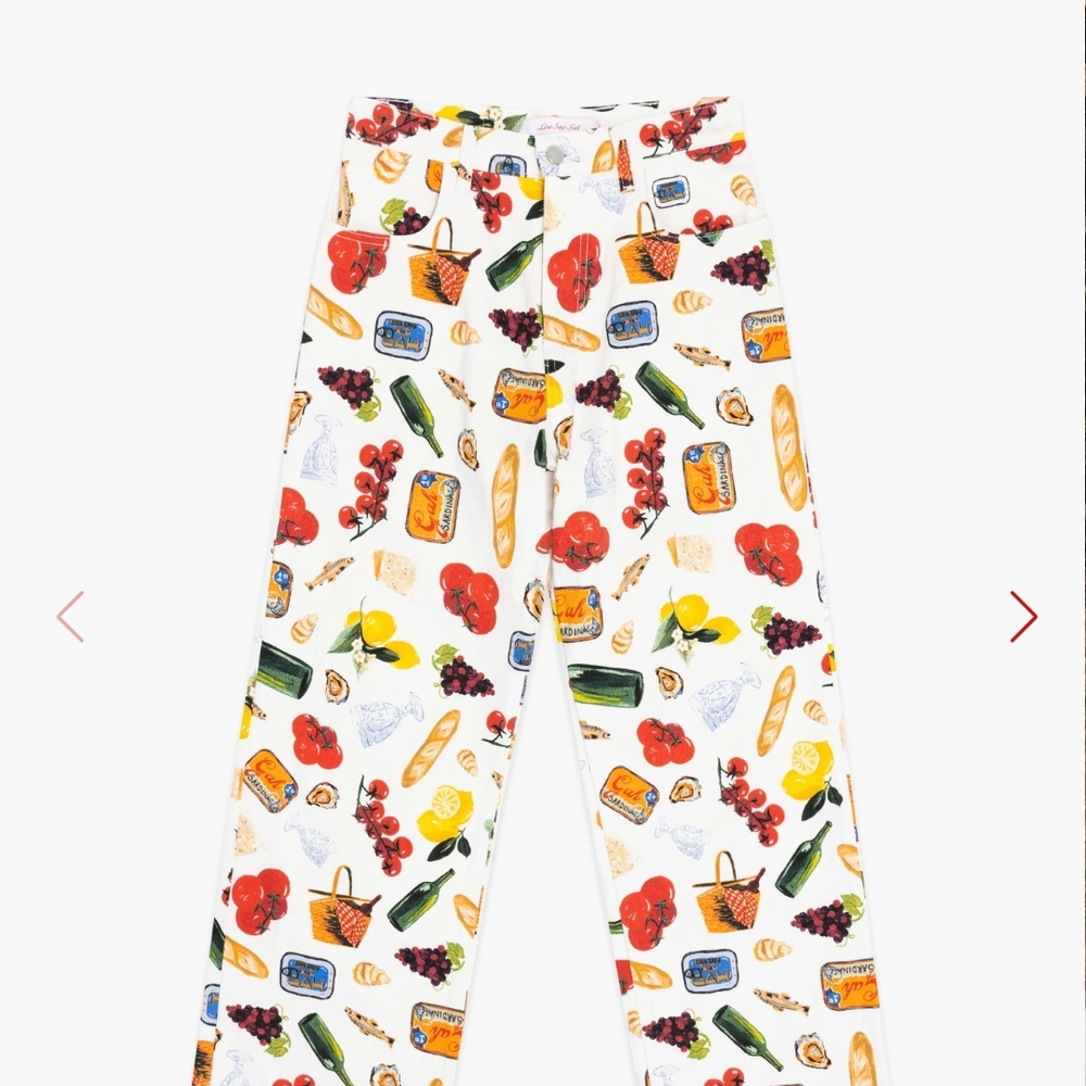 Lisa Says Gah Food Print Robyn Jeans